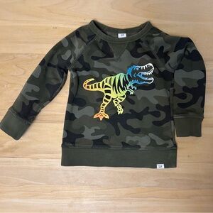 Baby GAP Camo Dinosaur Sweatshirt